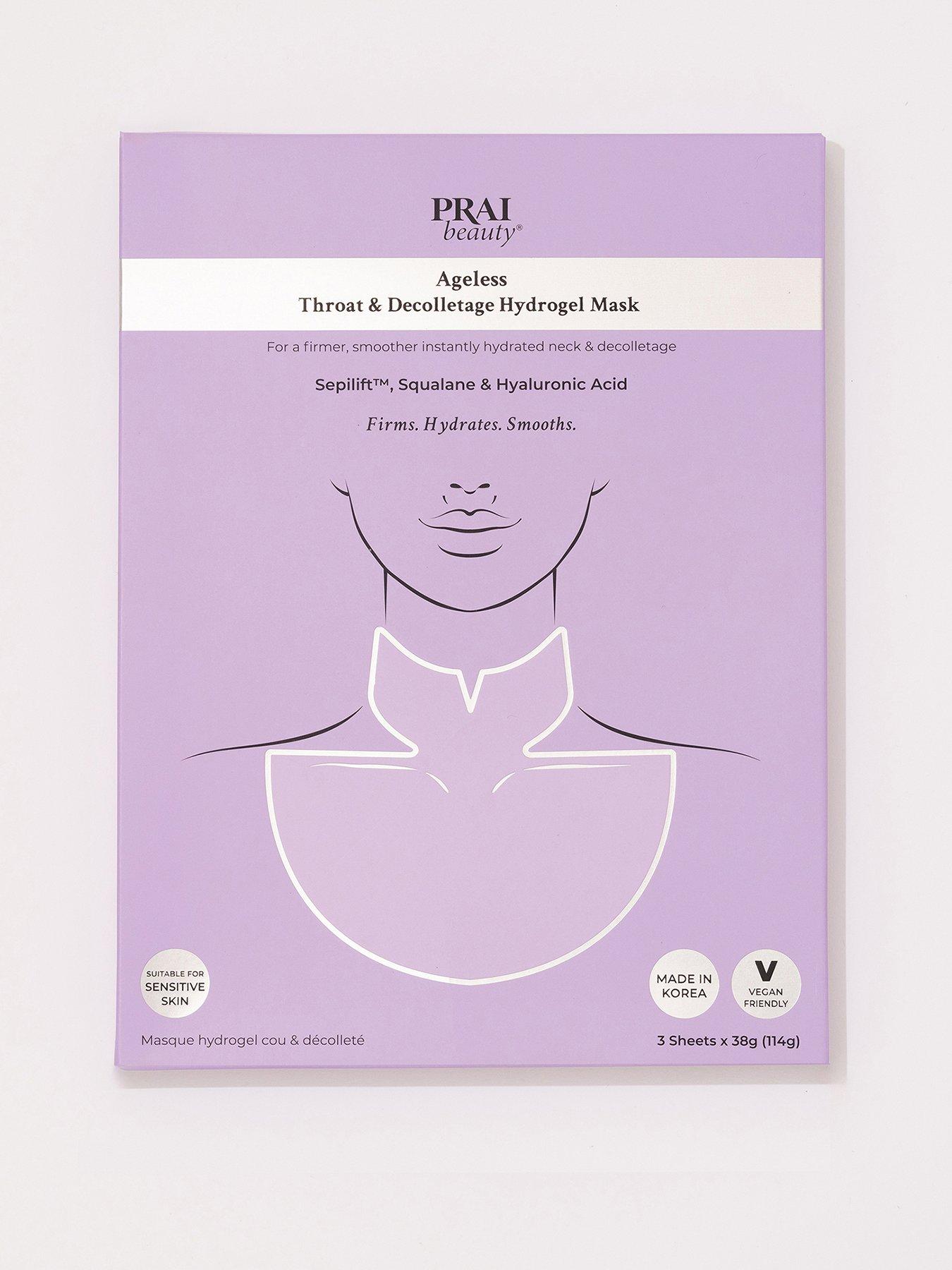 Prai Prai Beauty Ageless Throat  &  Decolletage Mask 3 Pack
