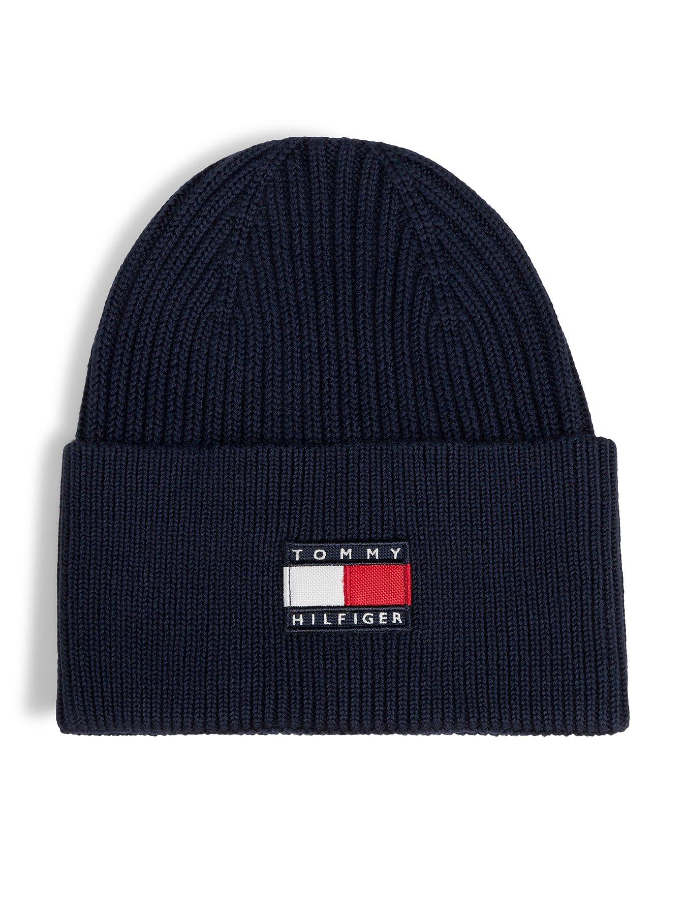 Image 1 of 5 of Tommy Hilfiger Kids Heritage Flag Beanie - Dark Blue
