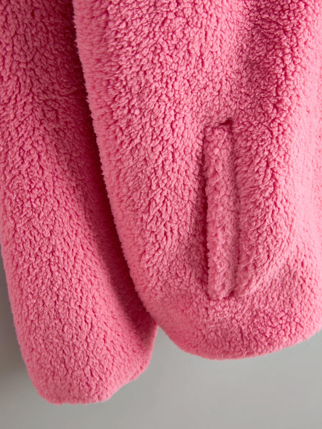 Image 4 of 5 of Tommy Hilfiger Girls Flag Full Zip Sweatshirt - Pink