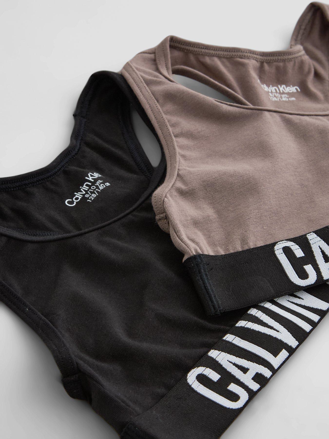Image 5 of 5 of Calvin Klein Girls 3 Pack Intense Bralette - Multi