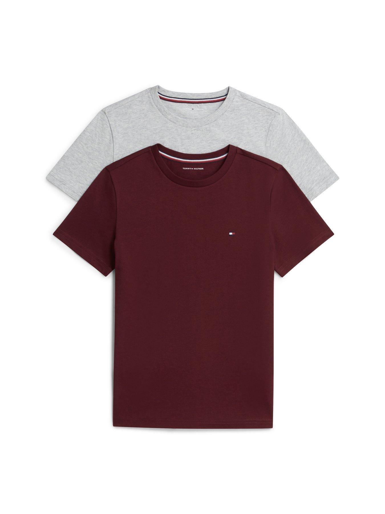 Tommy Hilfiger Boys 2 Pack Short Sleeve T-Shirts - Multi