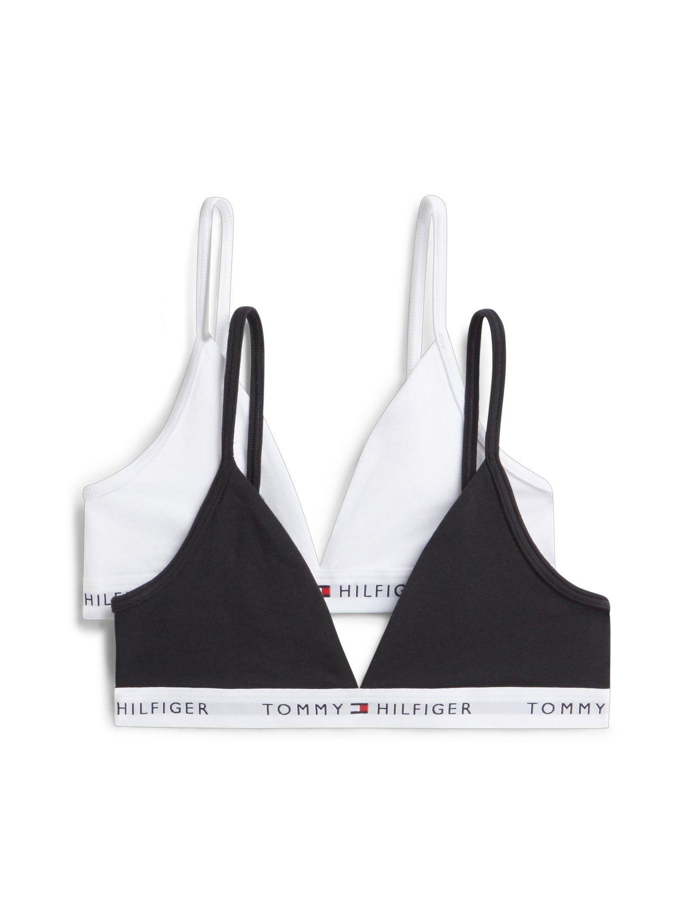 Tommy Hilfiger Girls 2 Pack Triangle Bra - Multi