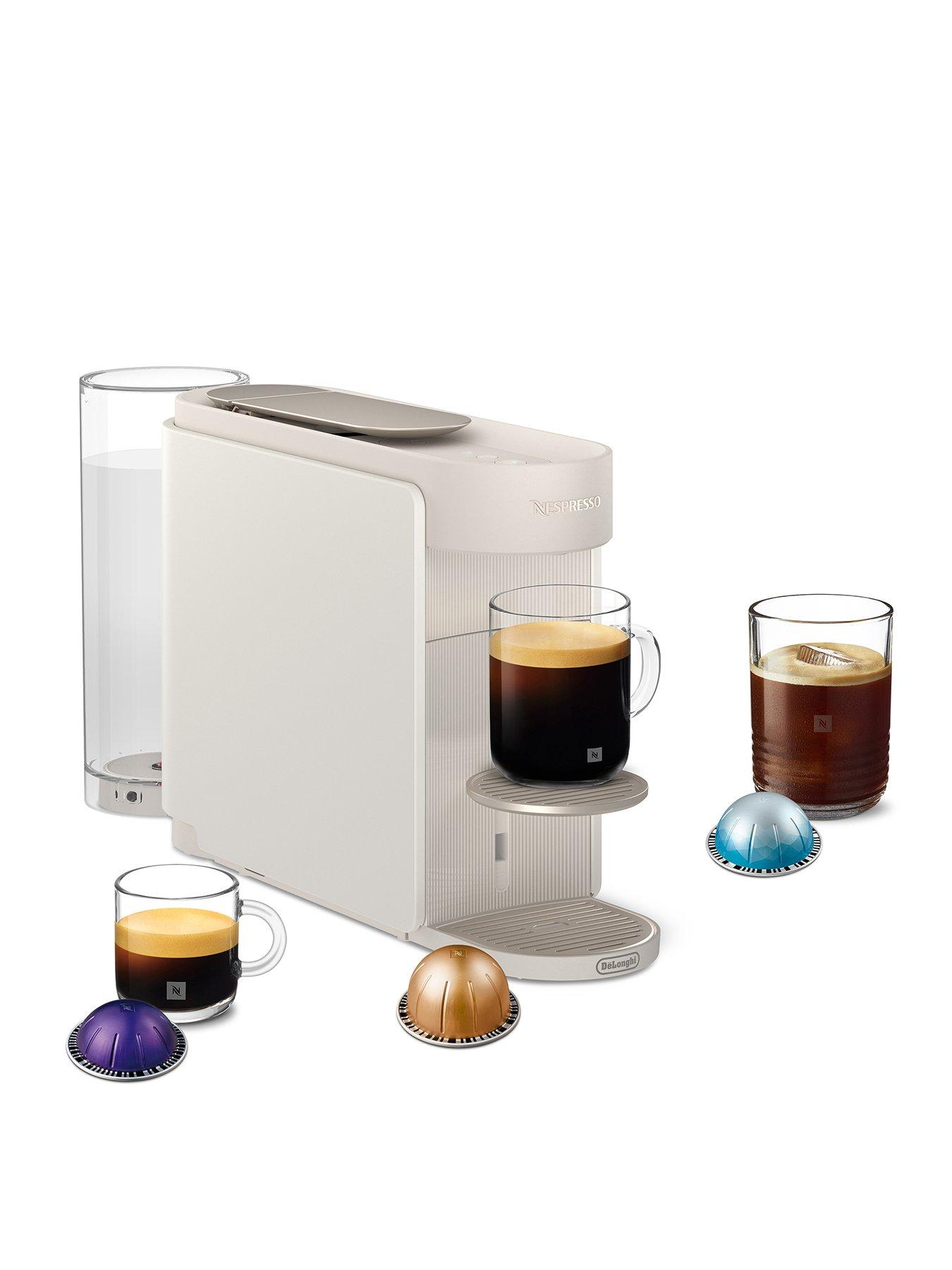 Nespresso Vertuo Up Coffee Pod machine by Nespresso, Pearl White. ENV200.W