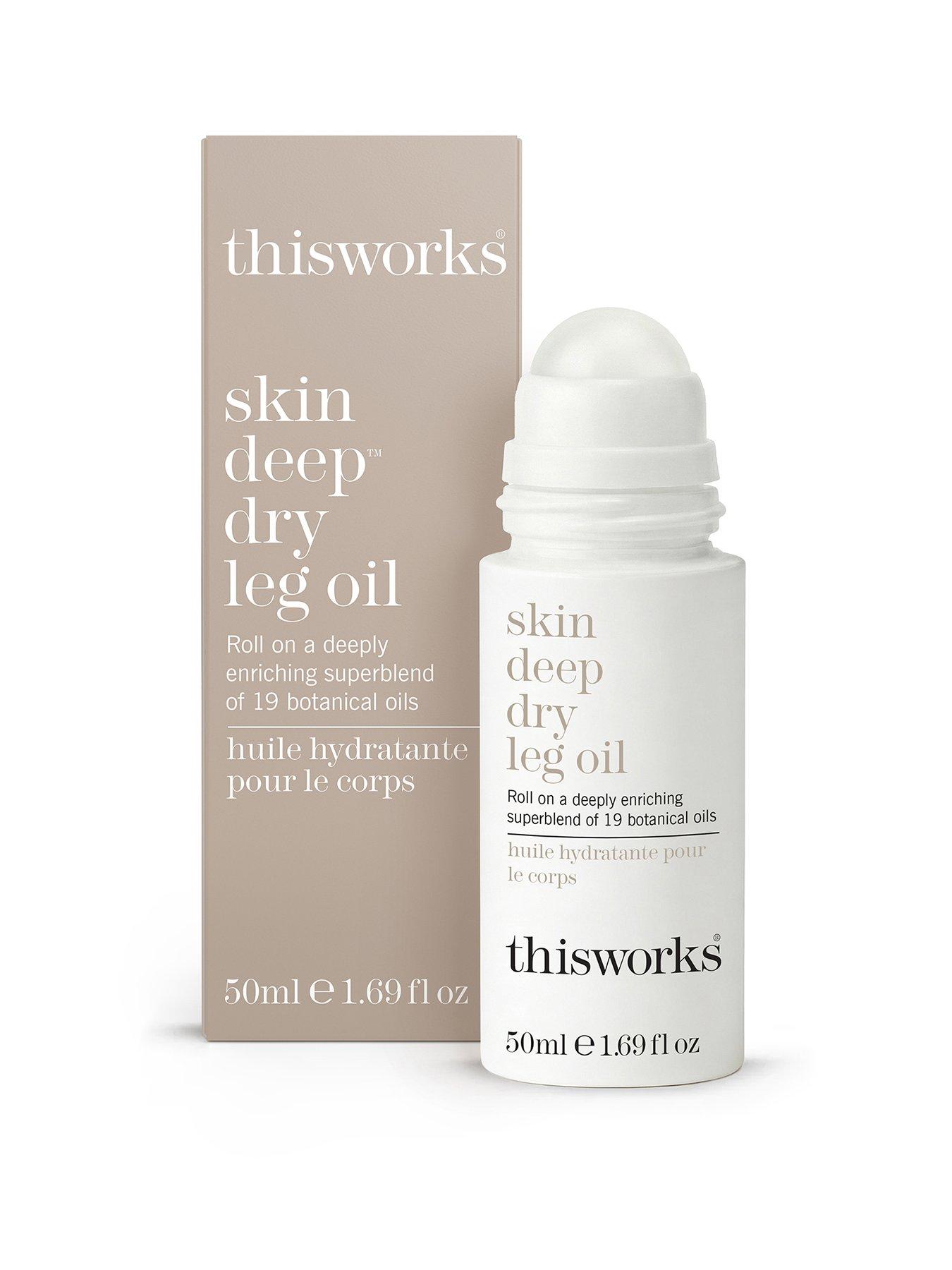 THIS WORKS Skin Deep Dry Leg Oil 50ml Roller