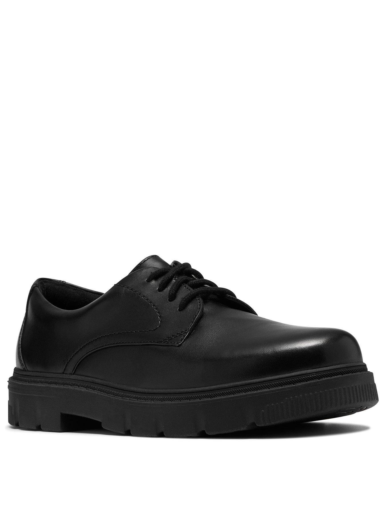 Image 2 of 6 of Clarks Youth Lorcam Walk Lace-up Leather Shoe - Black