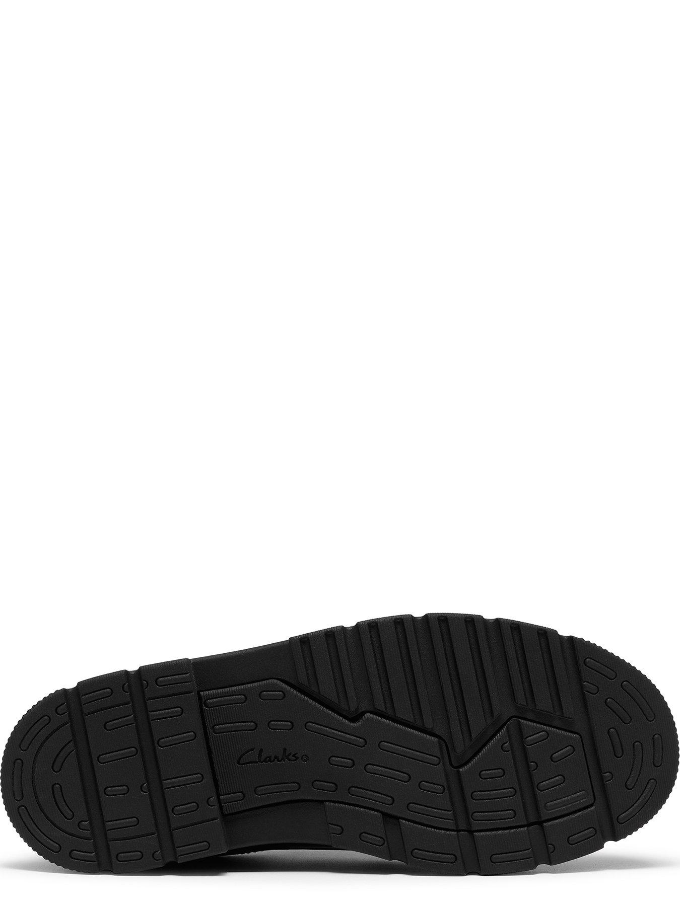 Image 5 of 6 of Clarks Youth Lorcam Walk Lace-up Leather Shoe - Black
