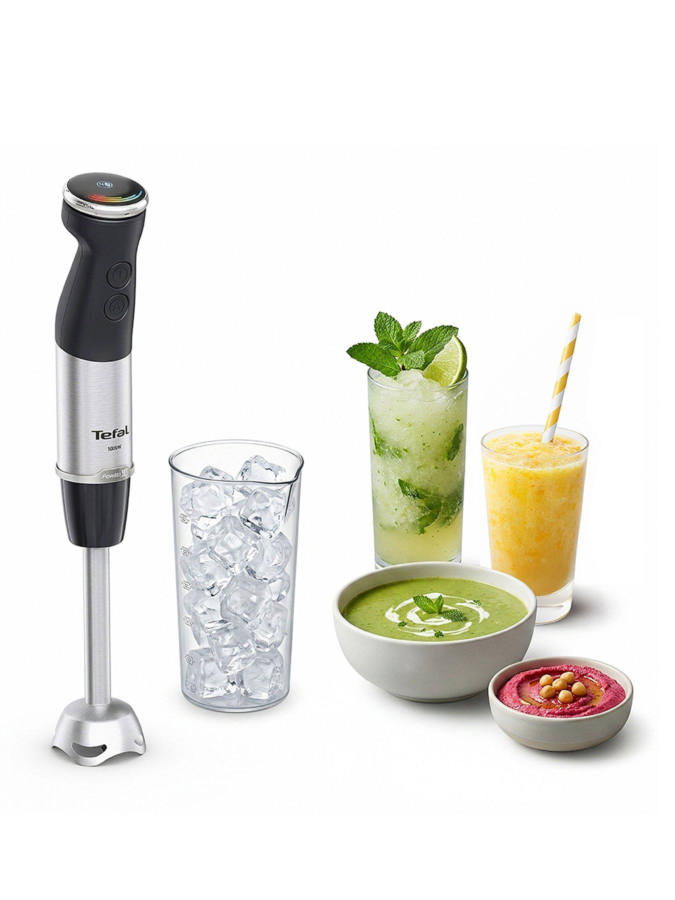 Image 1 of 8 of Tefal Quickchef+ HB6718G0 1000W Hand Blender Black