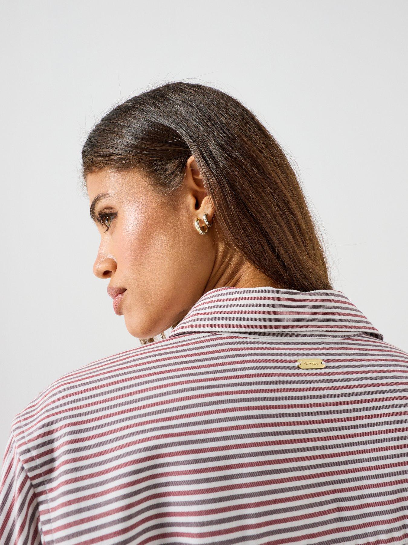Image 6 of 6 of Barbour May Shirt - Red