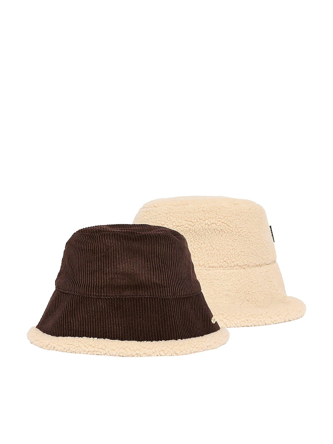 Image 1 of 4 of Barbour Womens Overton Reversible Bucket Hat - Brown