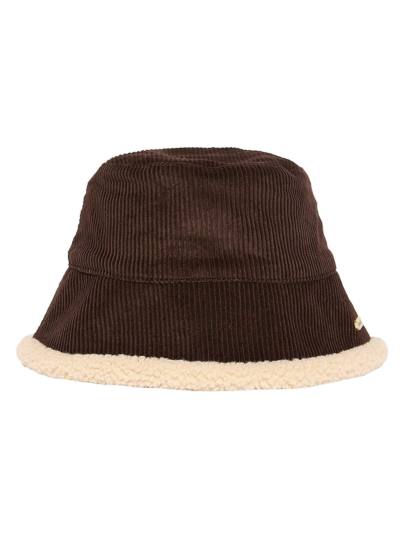 Image 2 of 4 of Barbour Womens Overton Reversible Bucket Hat - Brown