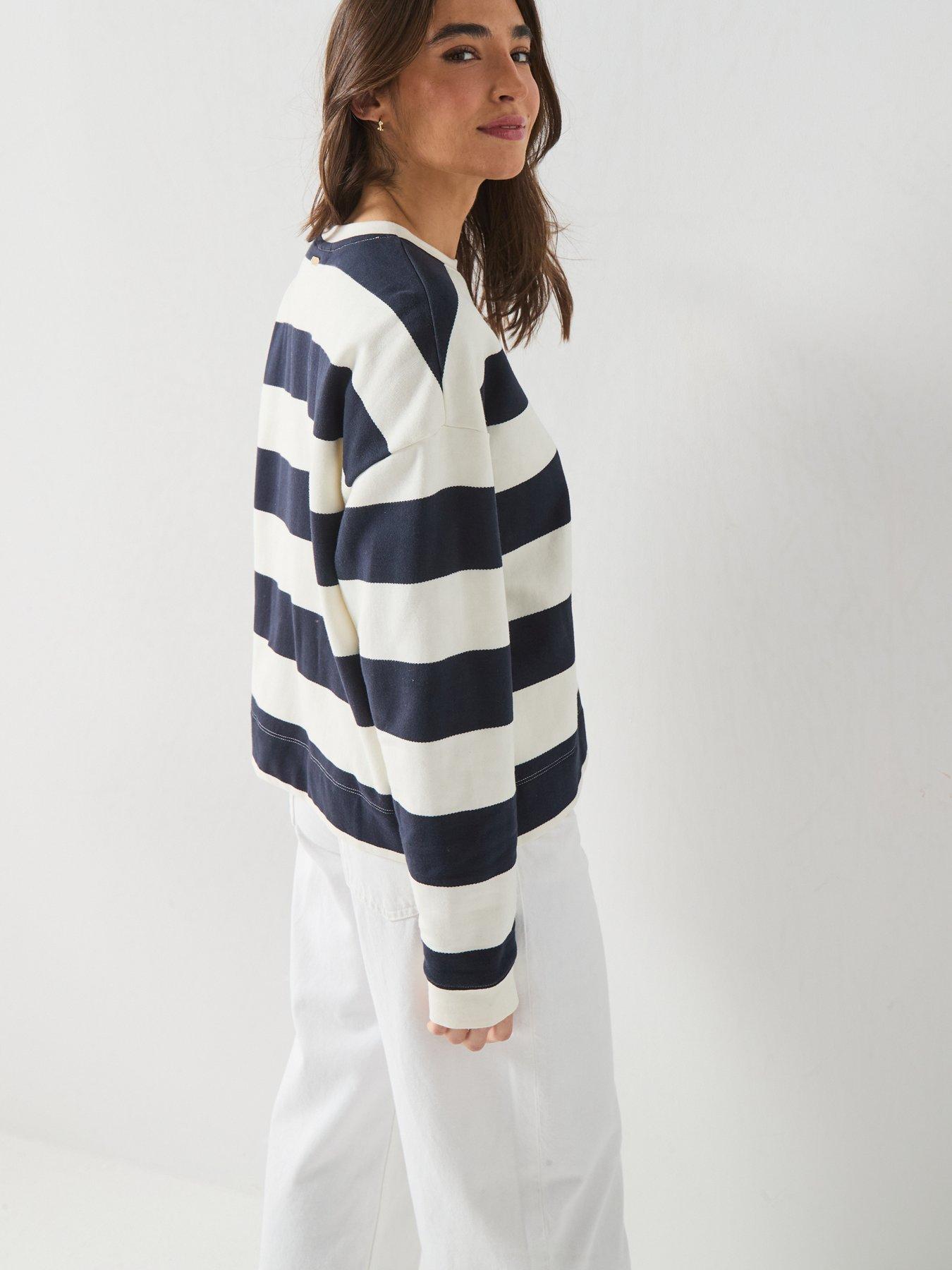 Image 2 of 6 of Barbour Eva Sweatshirt - Cream