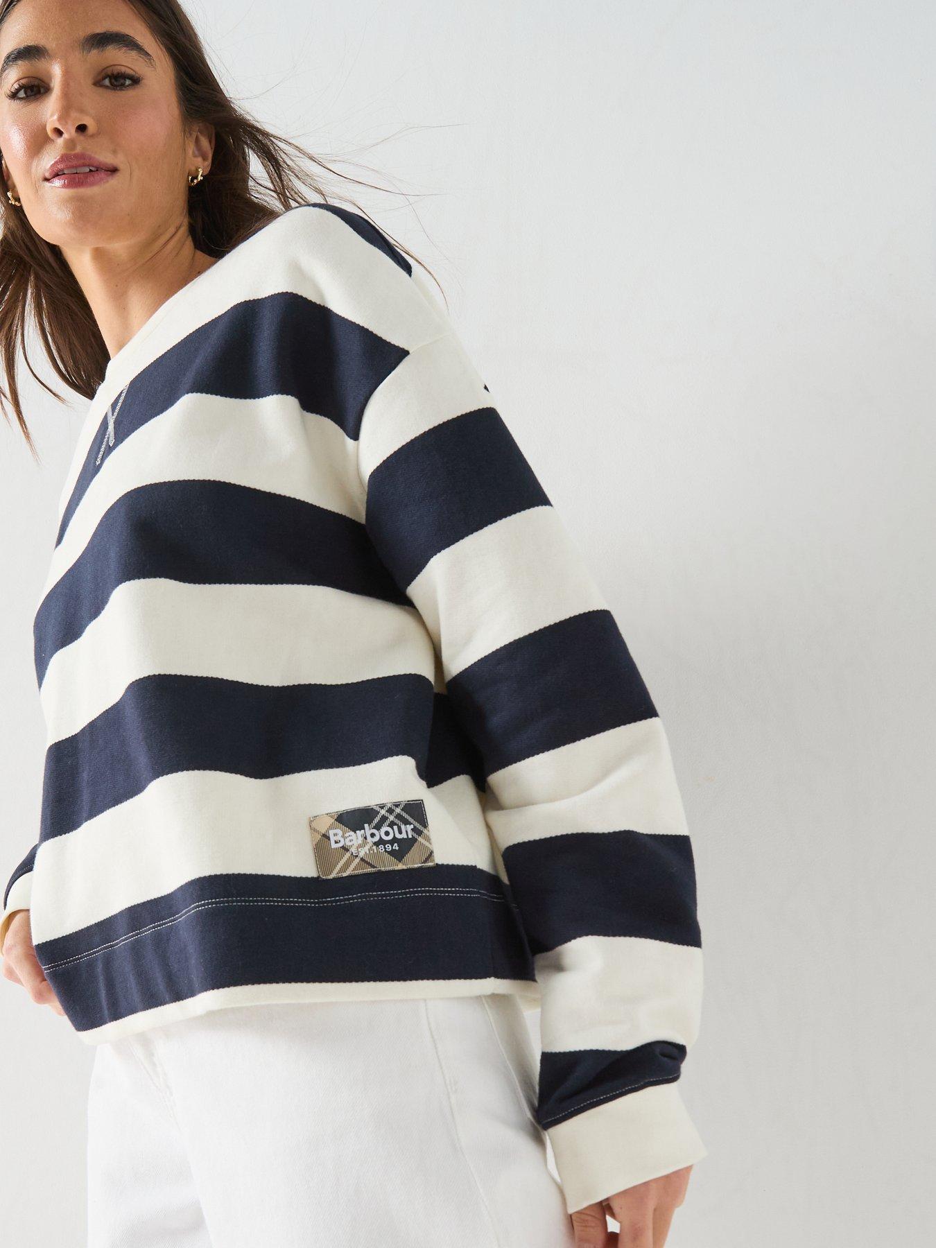 Image 5 of 6 of Barbour Eva Sweatshirt - Cream