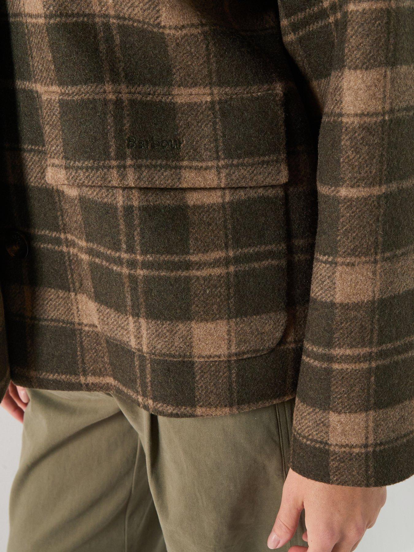 Image 4 of 6 of Barbour Myla Checked Wool Coat
