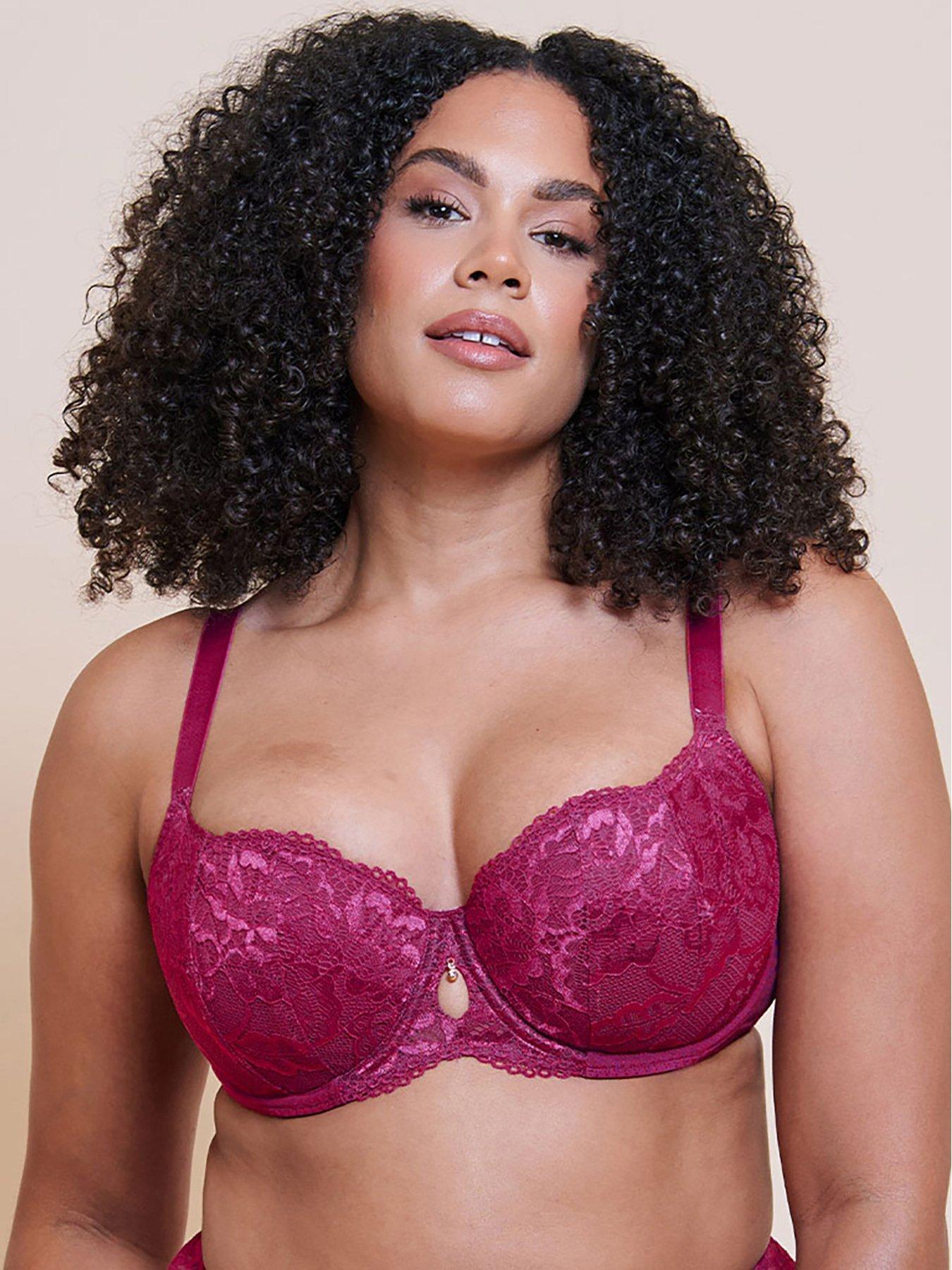 Curvy Kate Boost Sweetheart Padded Balcony Bra - Magenta Pink