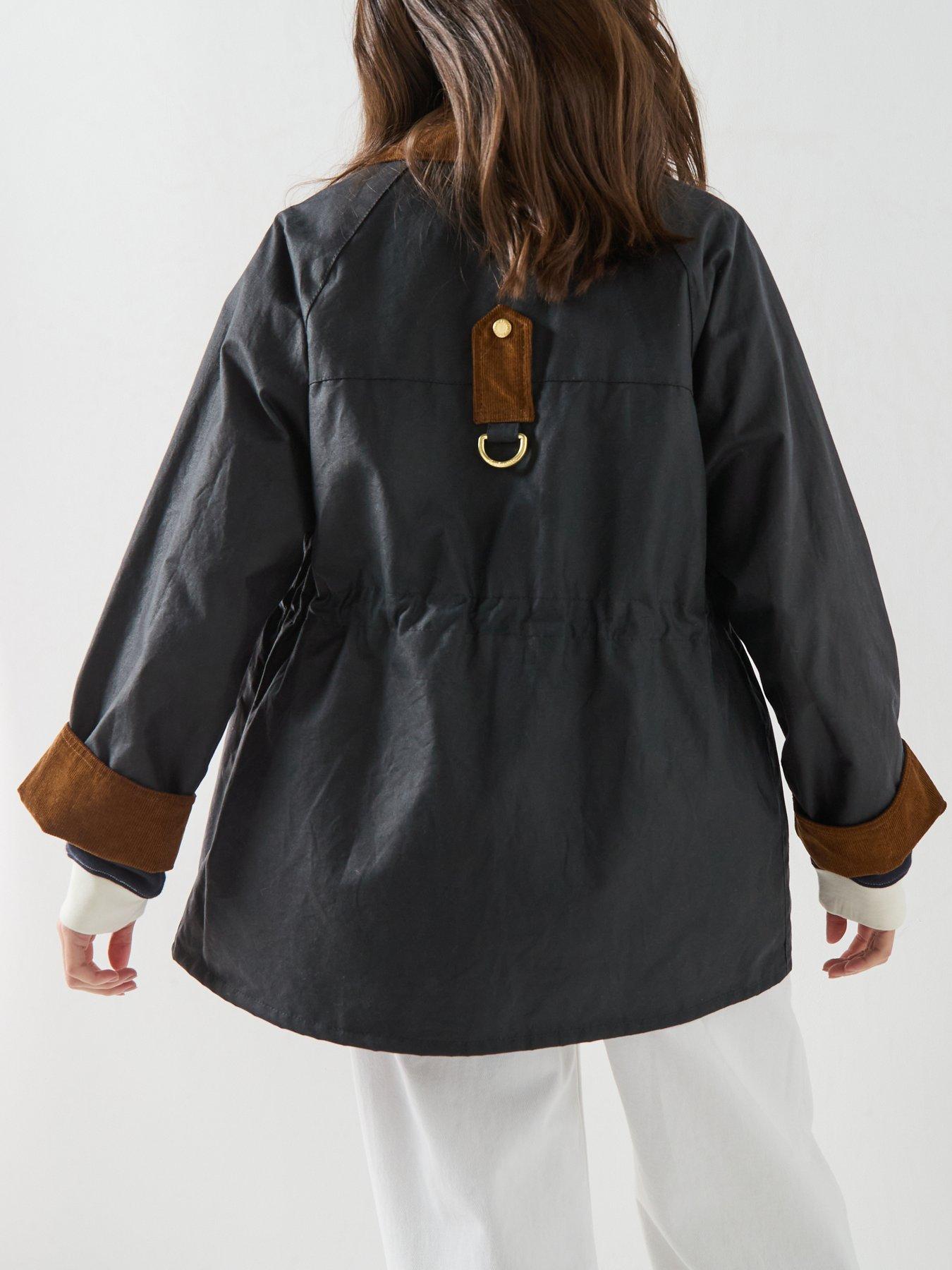 Image 2 of 6 of Barbour Treeton Wax Jacket - Blue