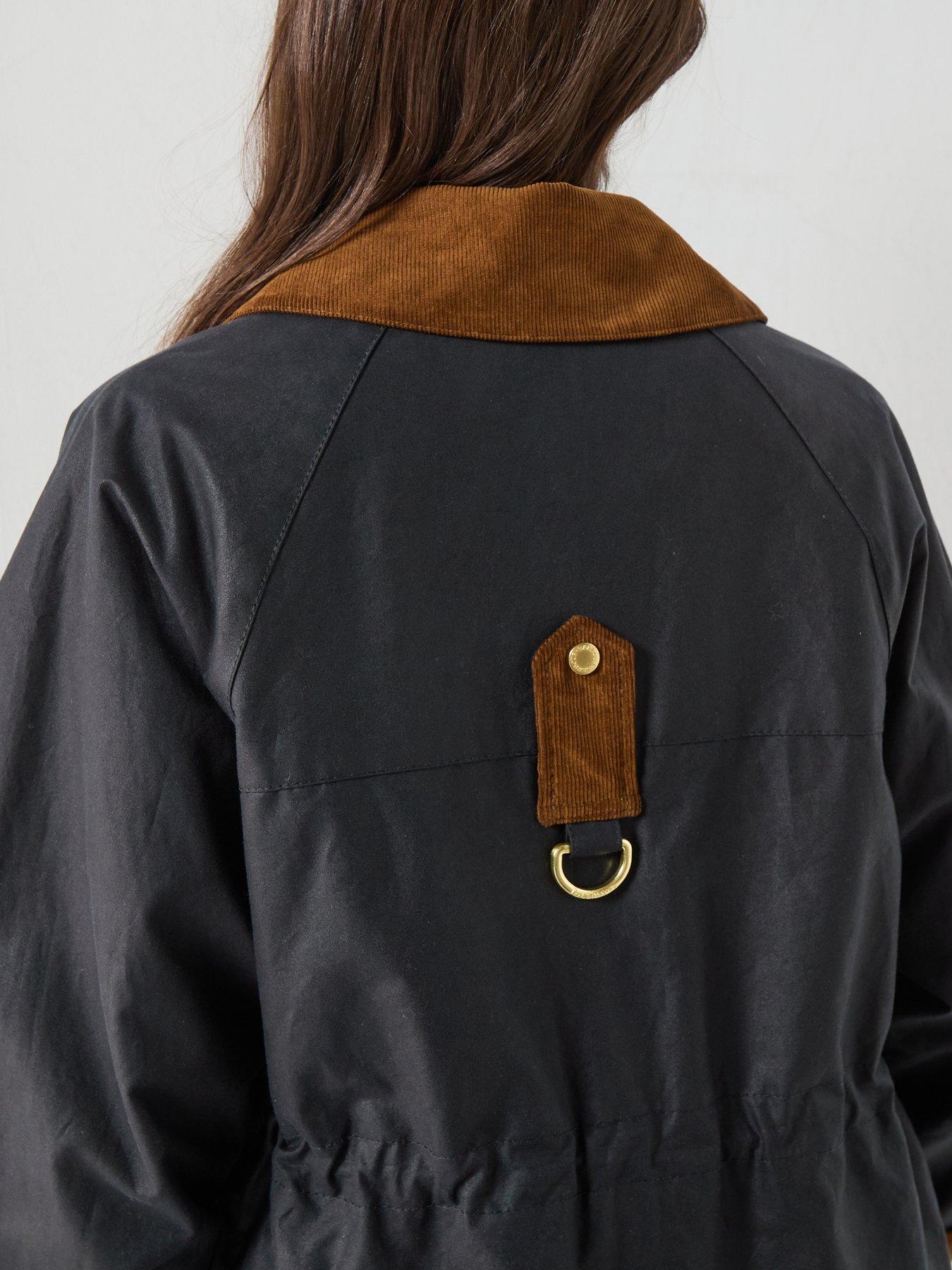 Image 6 of 6 of Barbour Treeton Wax Jacket - Blue