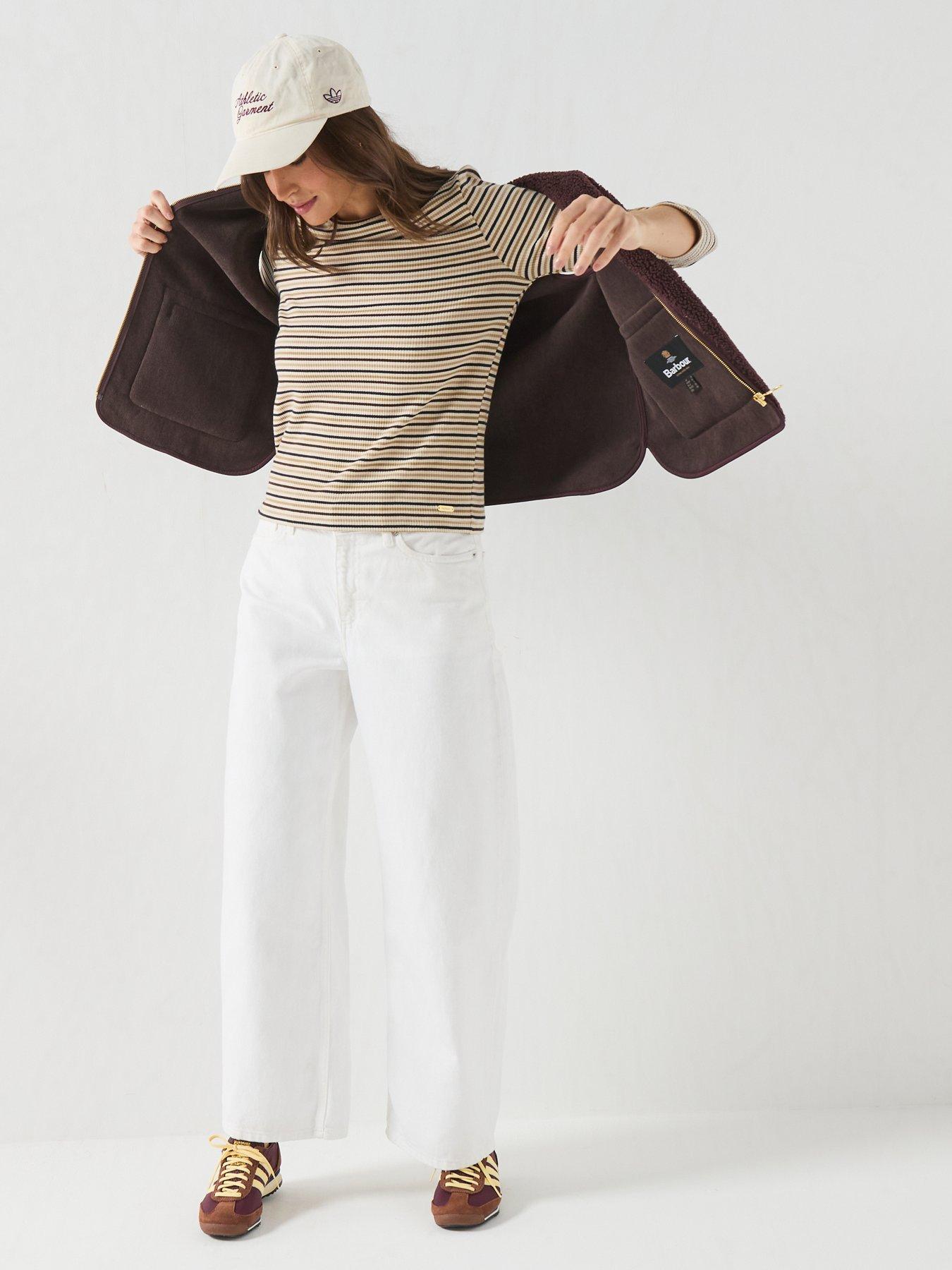 Image 6 of 6 of Barbour Wynn Striped Top - Green