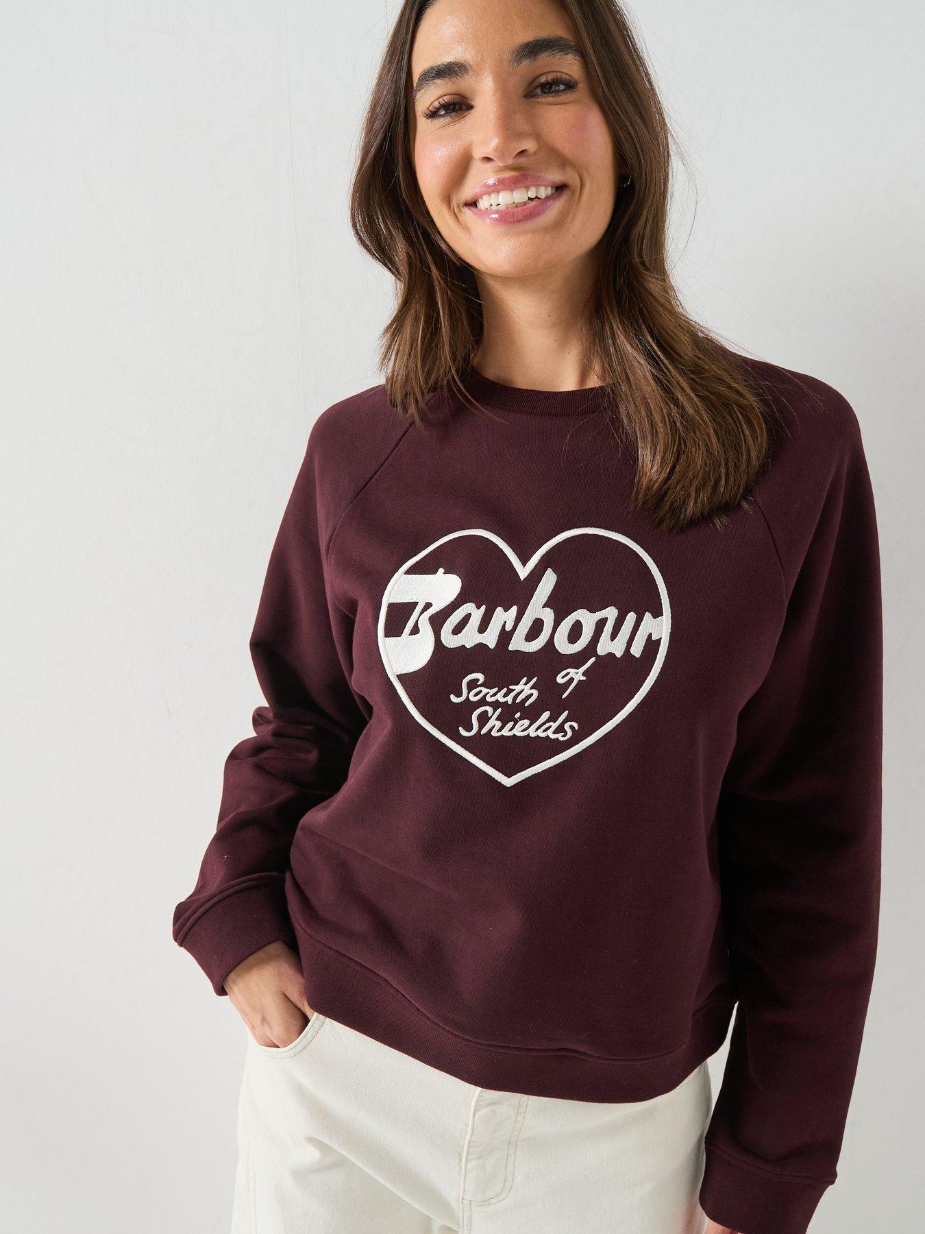 Image 1 of 6 of Barbour Women's Ambleside Sweatshirt - Brown