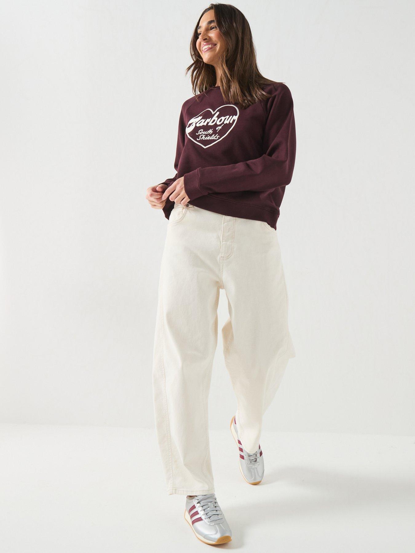 Image 3 of 6 of Barbour Women's Ambleside Sweatshirt - Brown
