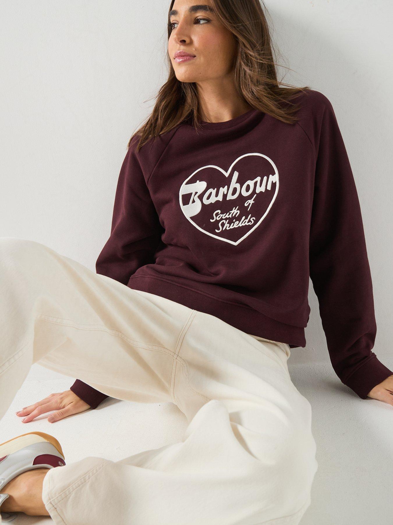 Image 4 of 6 of Barbour Women's Ambleside Sweatshirt - Brown