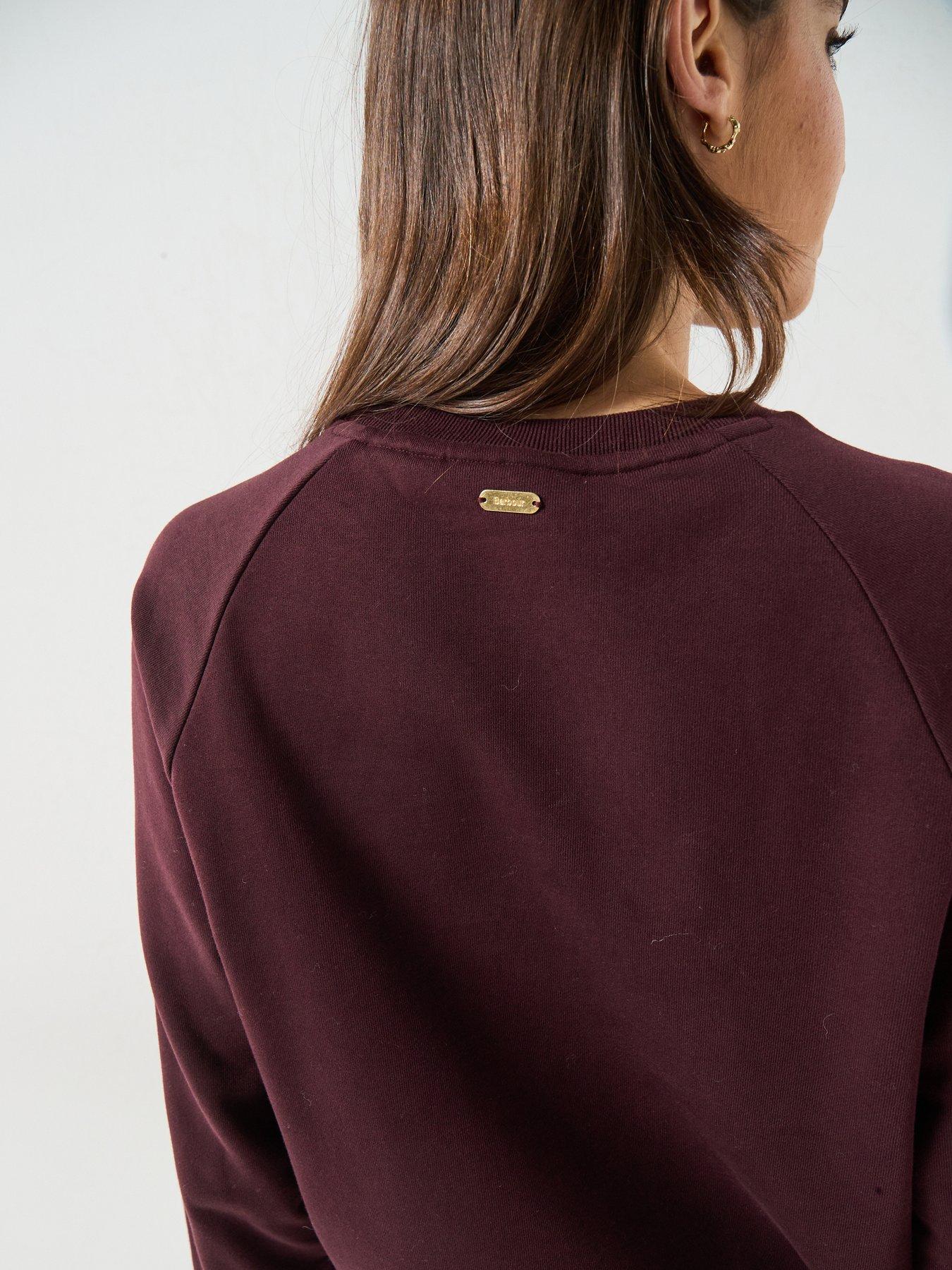 Image 6 of 6 of Barbour Women's Ambleside Sweatshirt - Brown