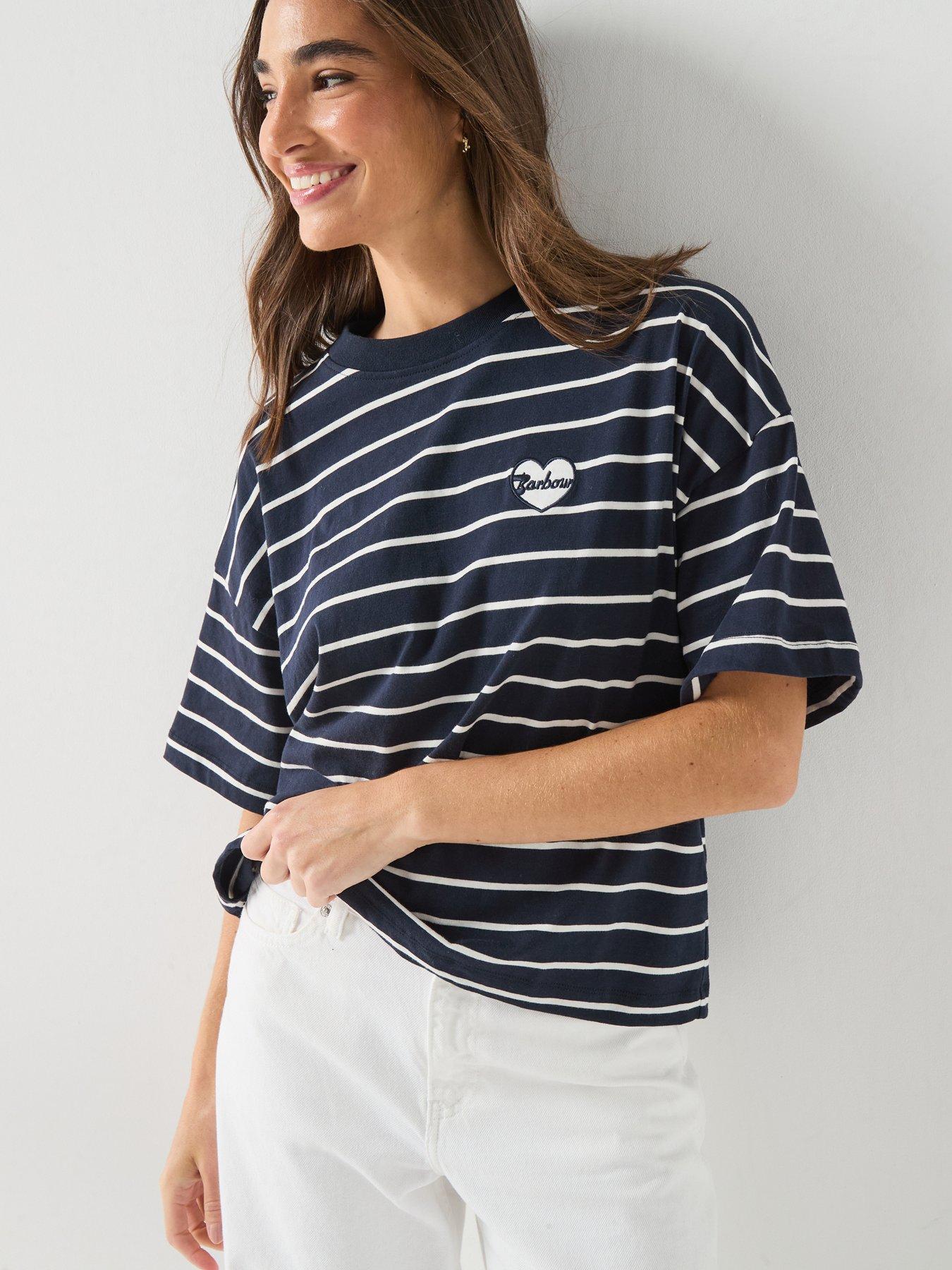 Barbour Ambleside Striped Top - Blue