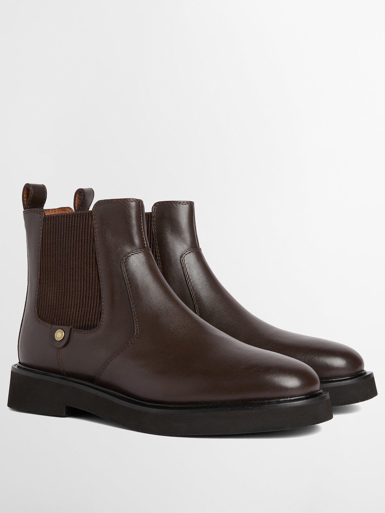 Image 2 of 4 of Barbour Womens Delfina Chelsea Chunky Sole Boots - Brown