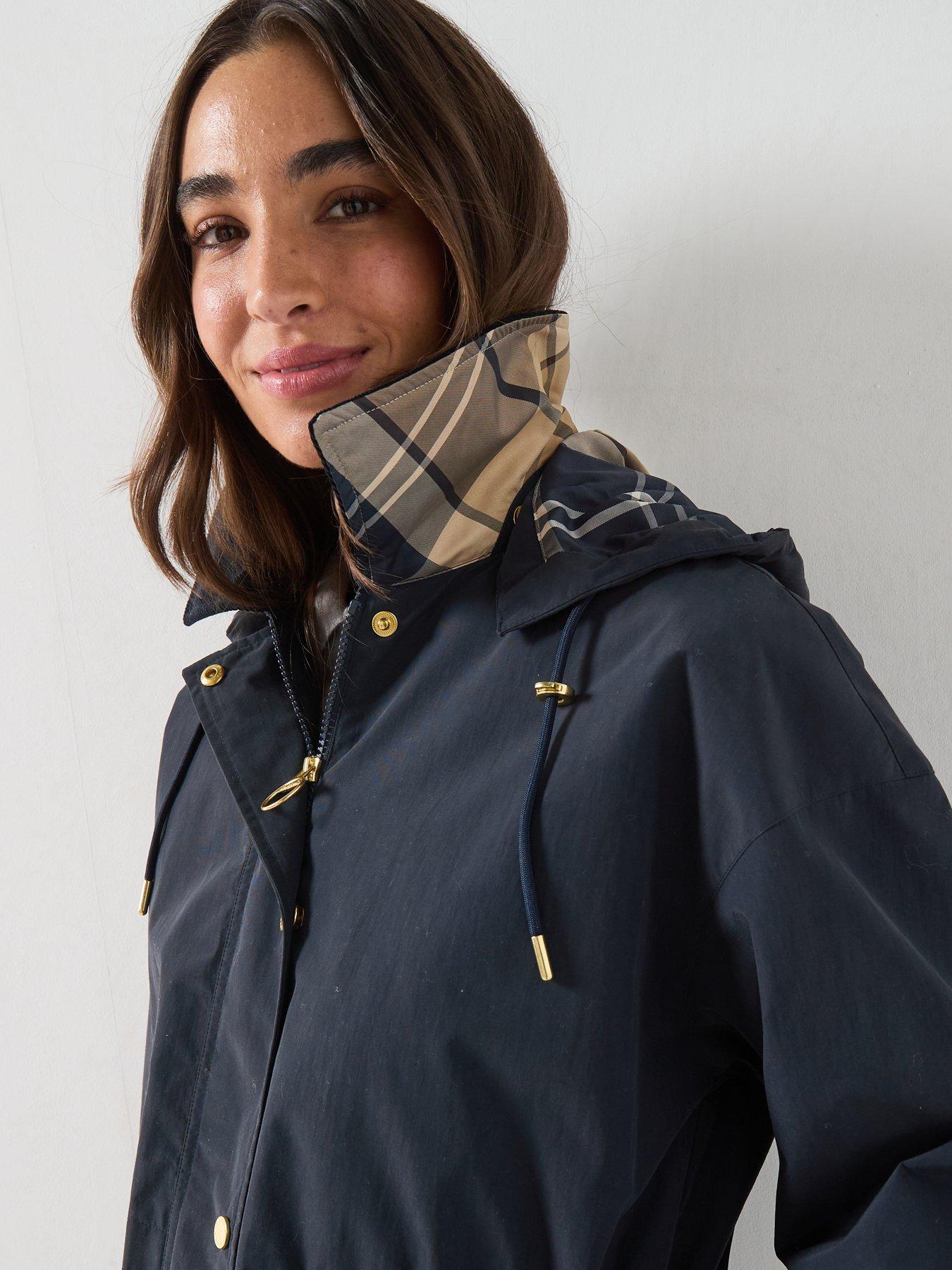 Image 4 of 6 of Barbour Evelyn Showerproof Jacket - Blue