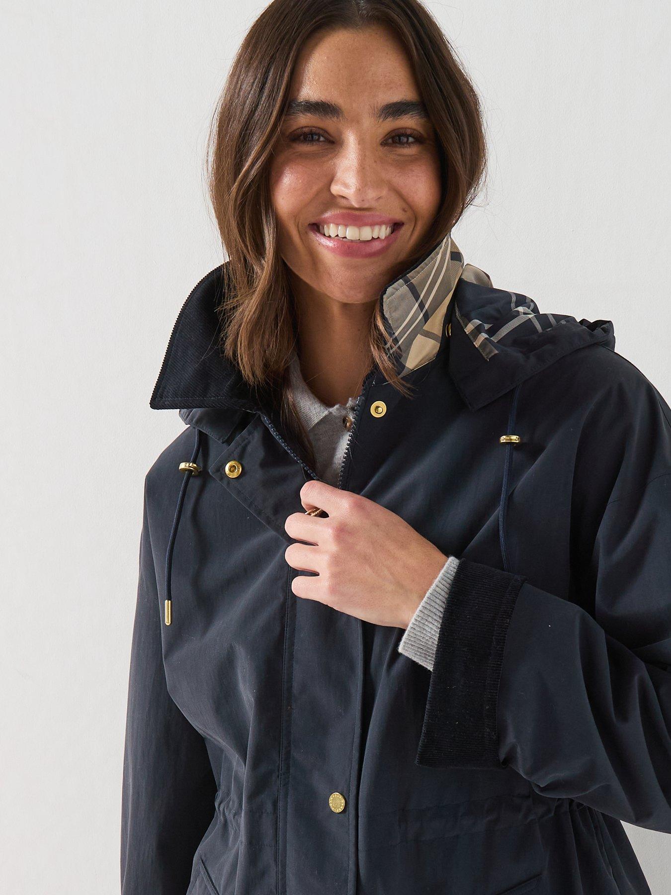 Image 5 of 6 of Barbour Evelyn Showerproof Jacket - Blue