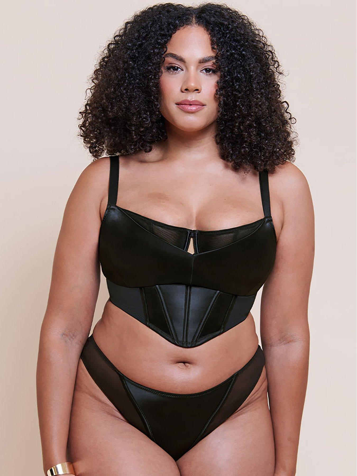 Image 4 of 6 of Curvy Kate Curvy Kate Unapologetic Longline Balcony Bra (second Sizes) - Black