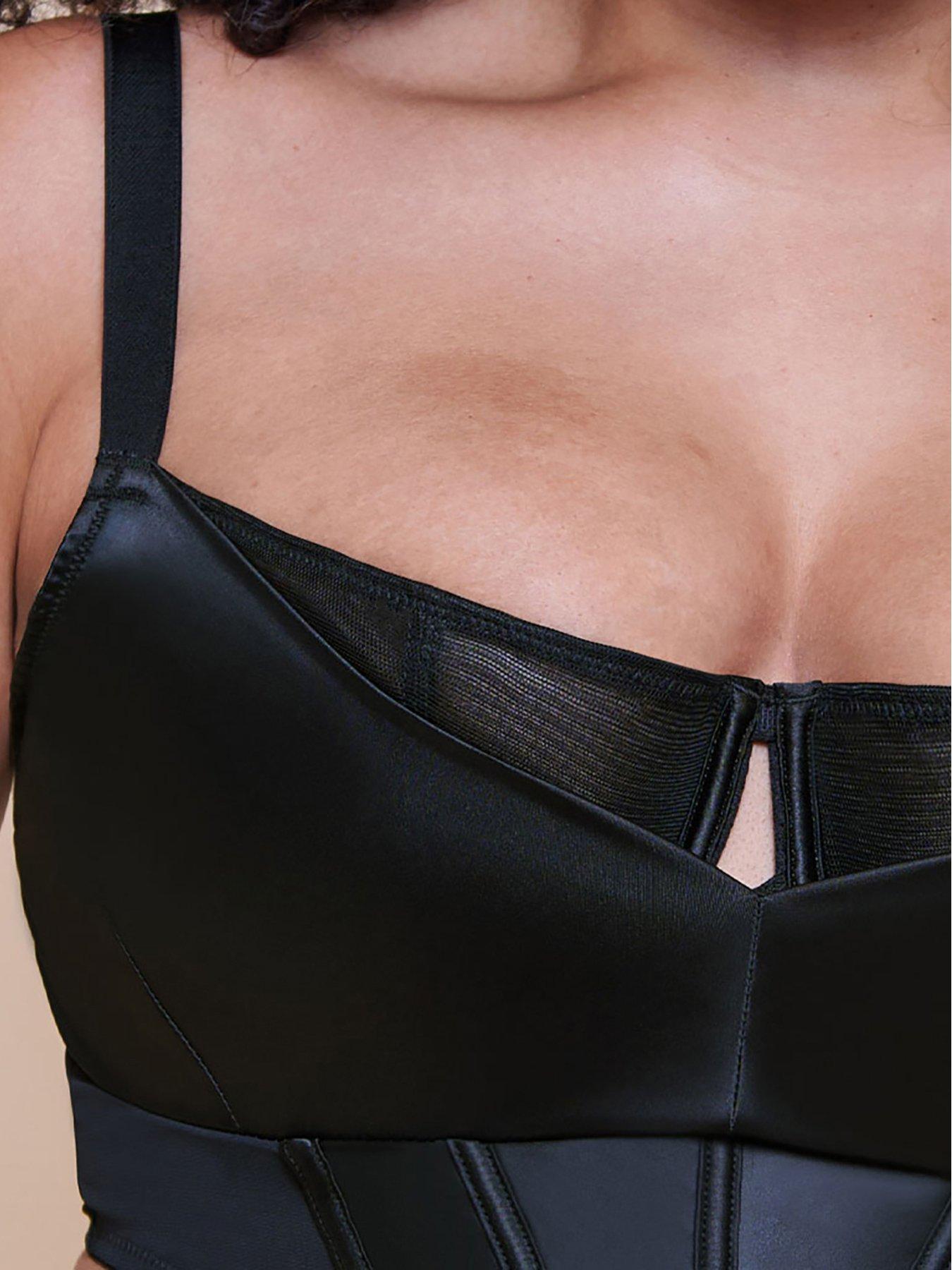 Image 5 of 6 of Curvy Kate Curvy Kate Unapologetic Longline Balcony Bra (second Sizes) - Black