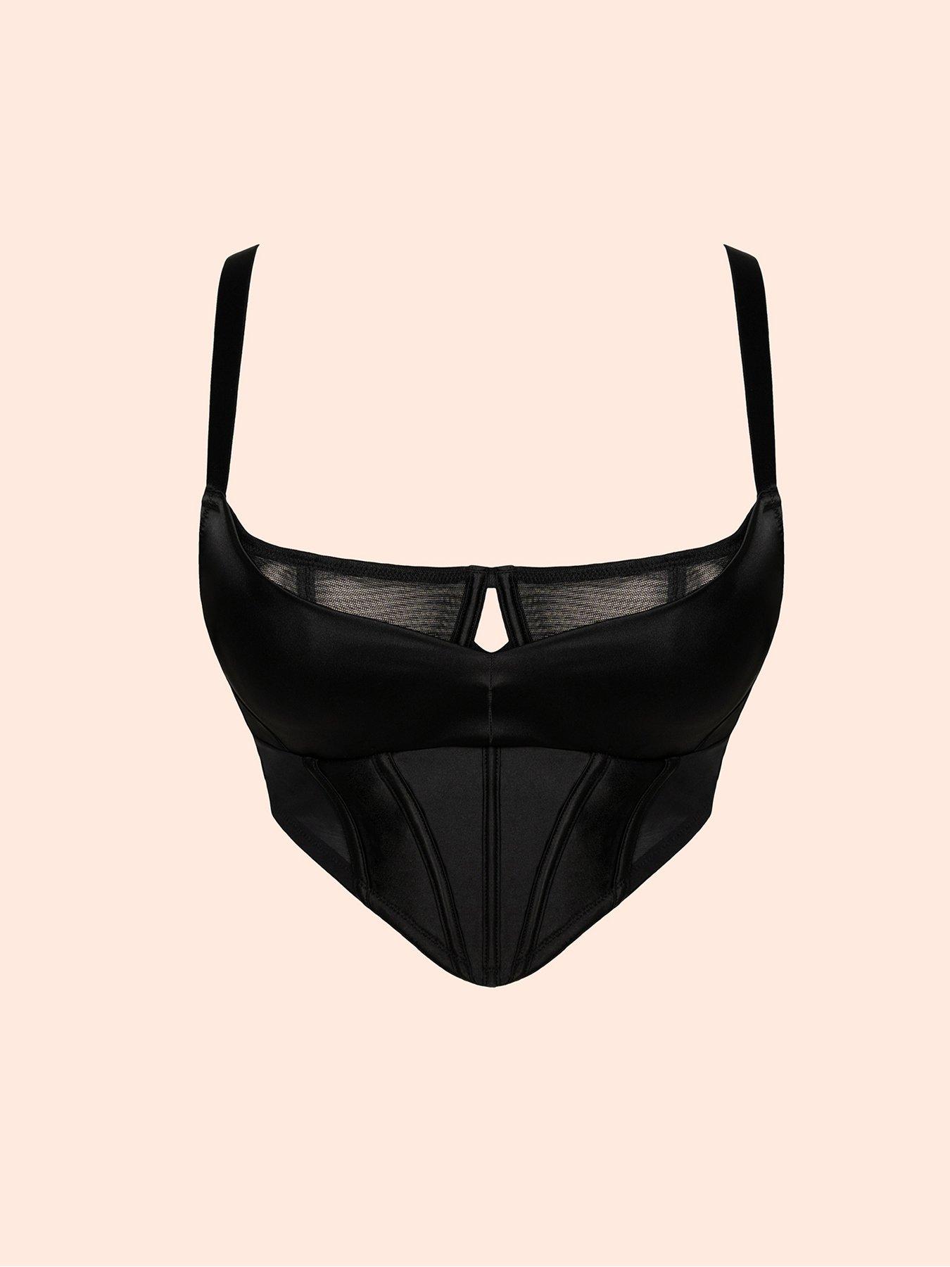 Image 6 of 6 of Curvy Kate Curvy Kate Unapologetic Longline Balcony Bra (second Sizes) - Black