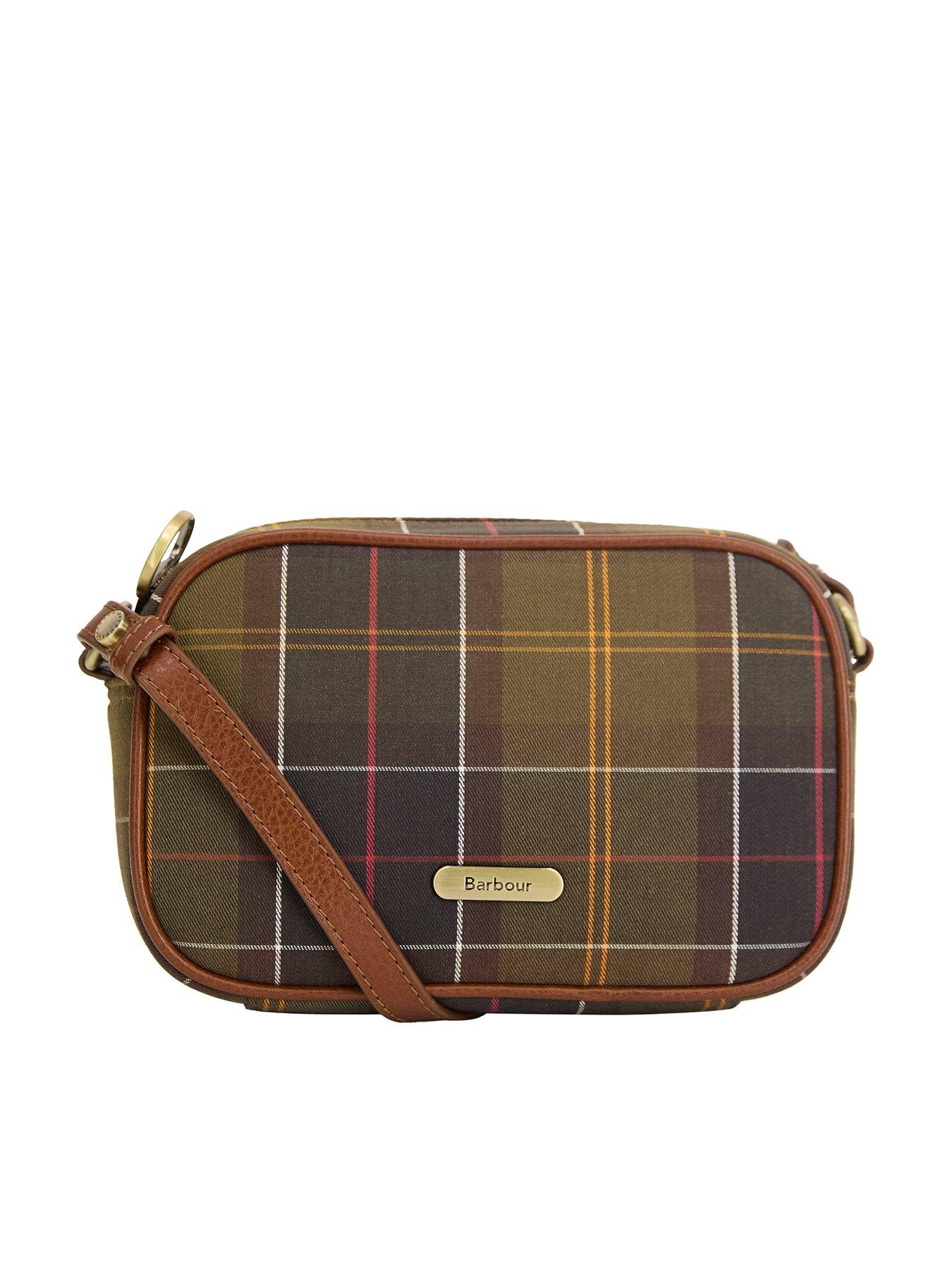 Barbour Daphne Mini Tartan Crossbody Bag - Brown