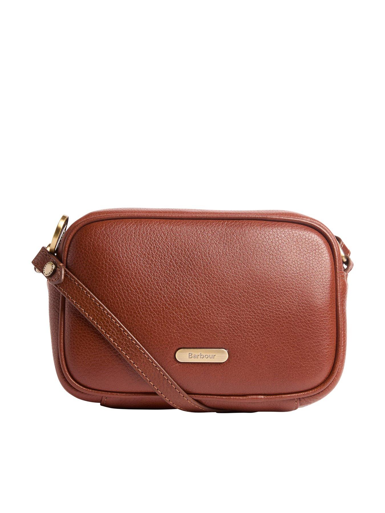 Image 1 of 3 of Barbour Daphne Mini Leather Crossbody Bag