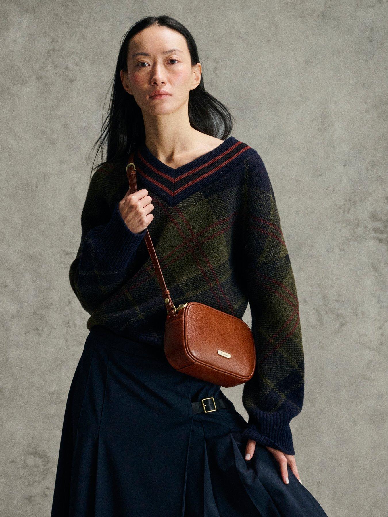 Image 2 of 3 of Barbour Daphne Mini Leather Crossbody Bag