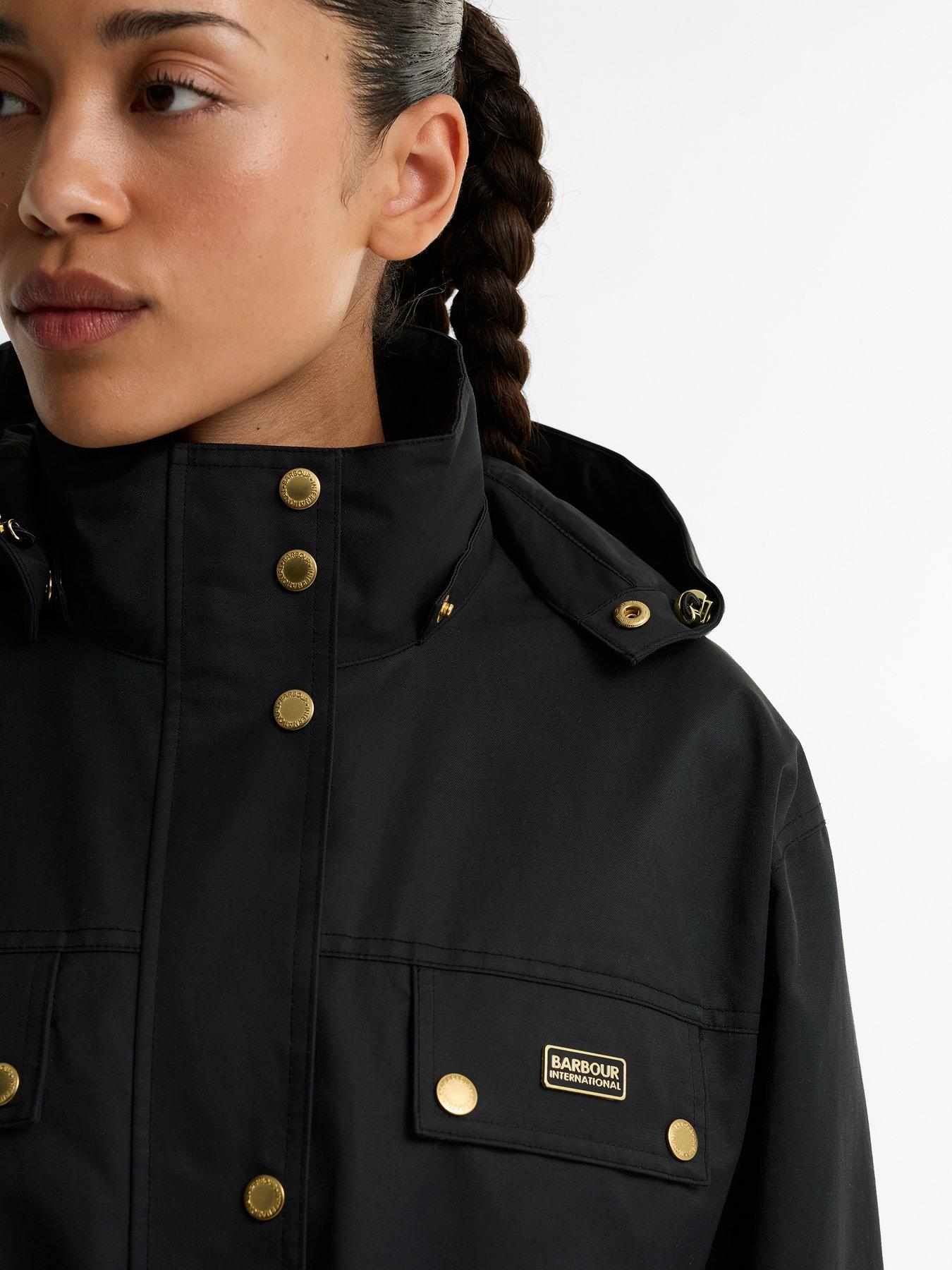Image 4 of 4 of Barbour International Molina Showerproof Jacket - Black