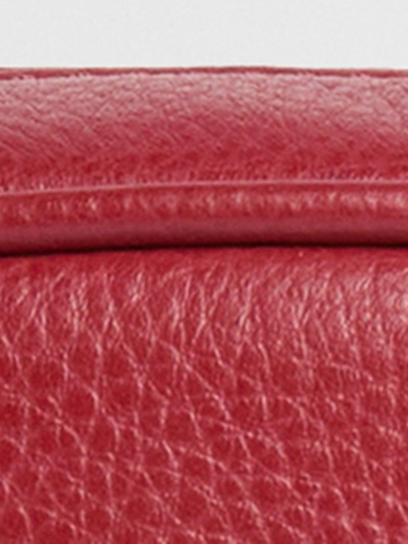 Image 3 of 3 of Barbour Womens Daphne Mini Leather Crossbody Bag - Red