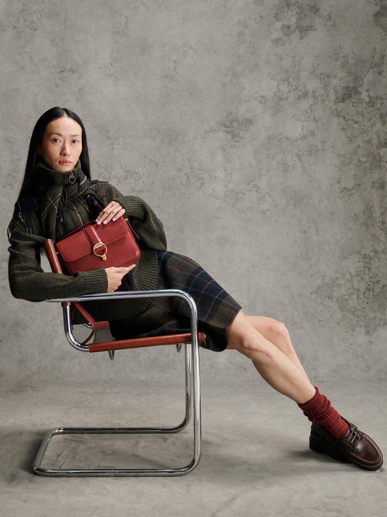Image 2 of 5 of Barbour Rosa Leather Crossbody Bag