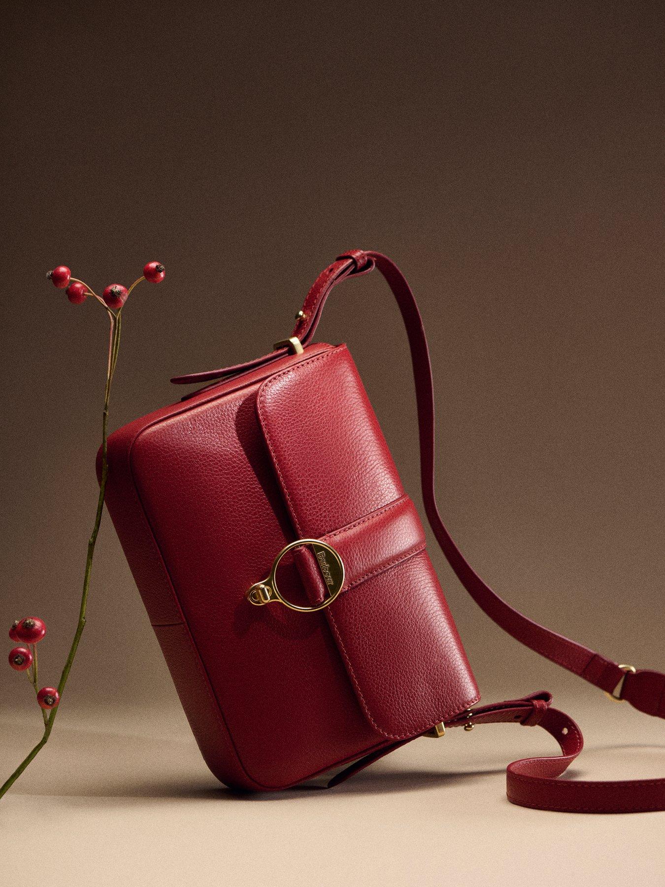 Image 4 of 5 of Barbour Rosa Leather Crossbody Bag
