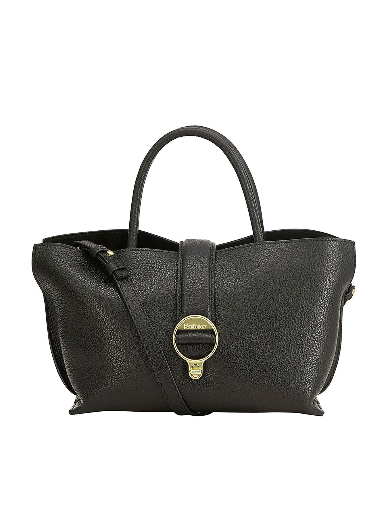 Image 1 of 3 of Barbour Alder Mini Leather Tote Bag