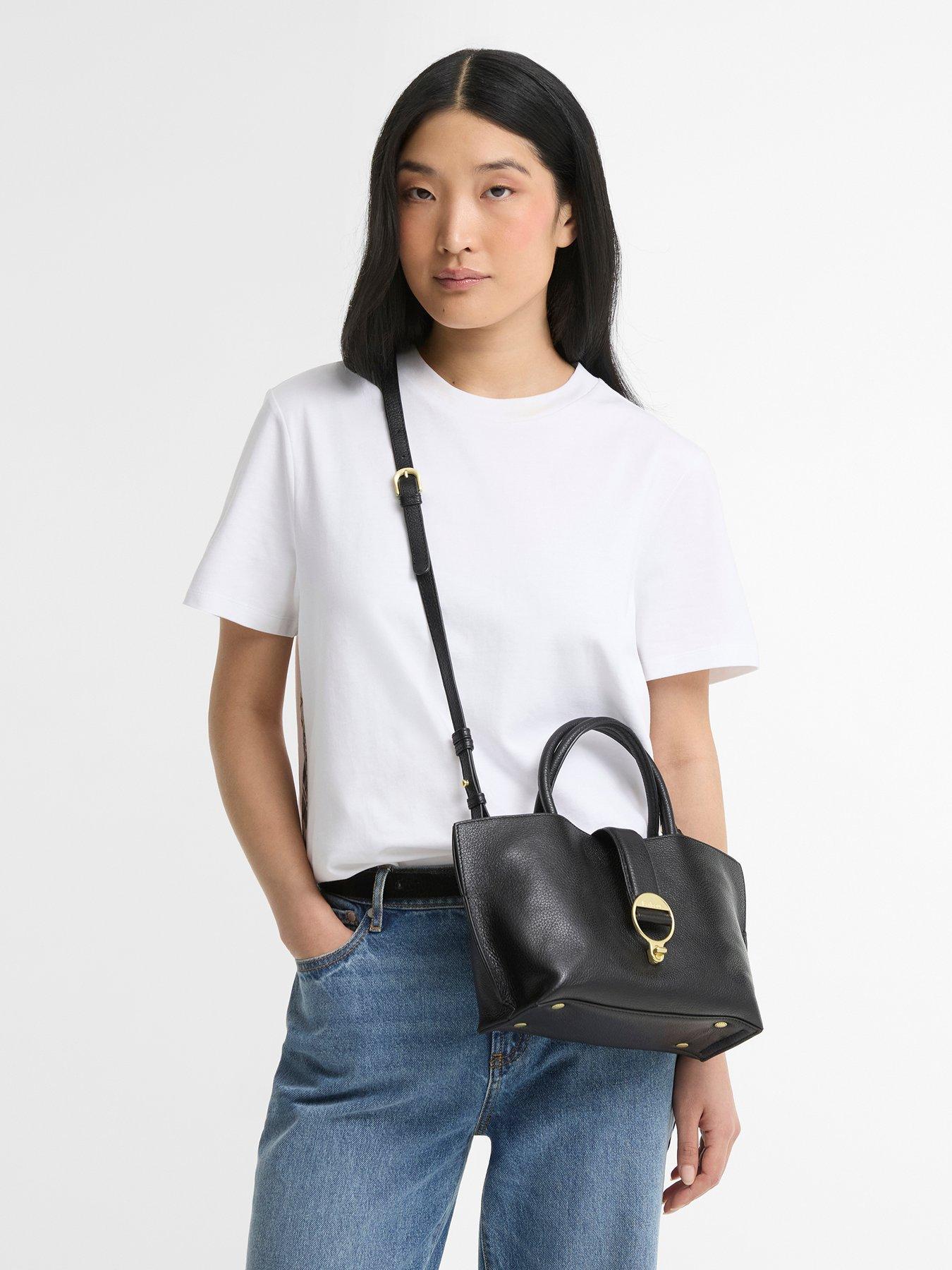 Image 2 of 3 of Barbour Alder Mini Leather Tote Bag