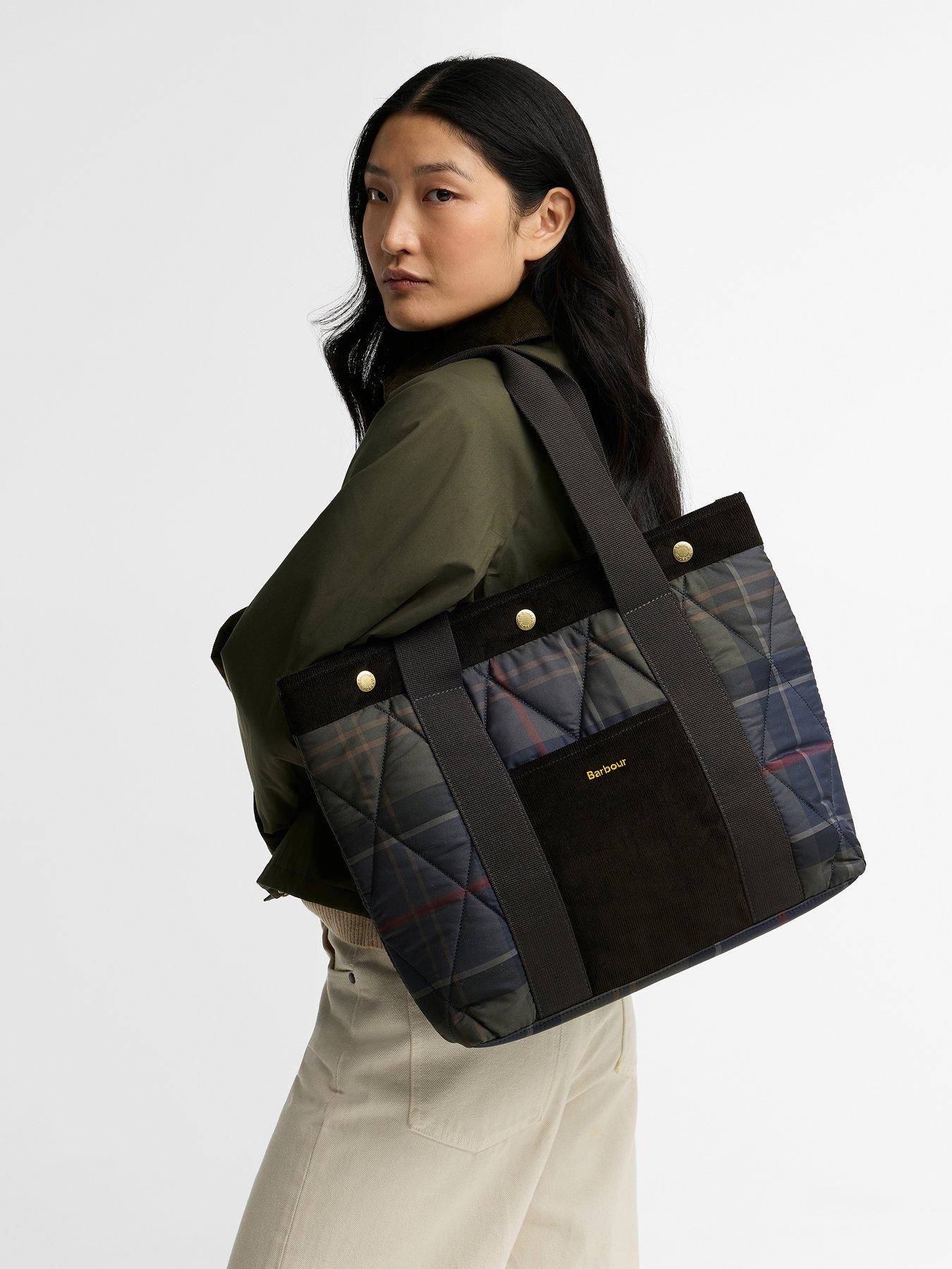 Image 2 of 4 of Barbour Healy Tartan Tote Bag - Brown