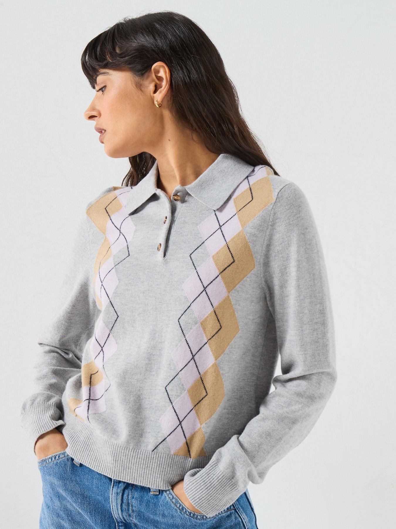 Image 5 of 6 of Barbour Fawne Knitted Jumper - Grey
