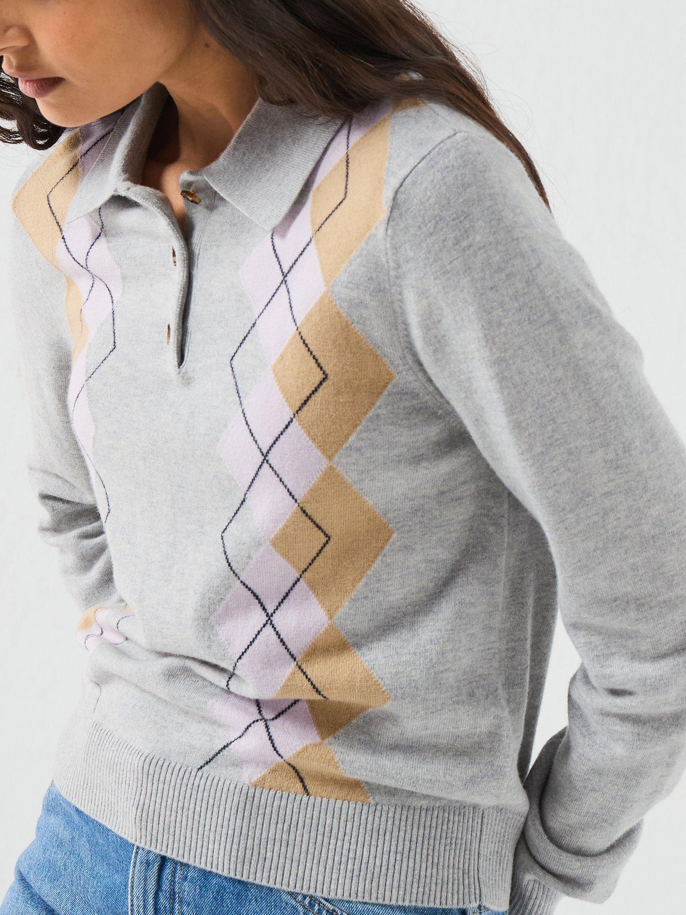 Image 6 of 6 of Barbour Fawne Knitted Jumper - Grey