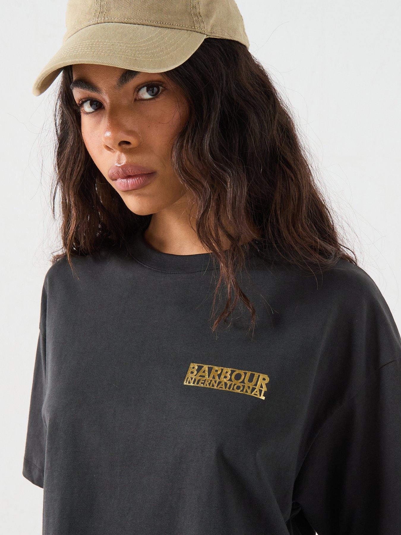 Image 5 of 5 of Barbour International Amaya T-shirt - Black