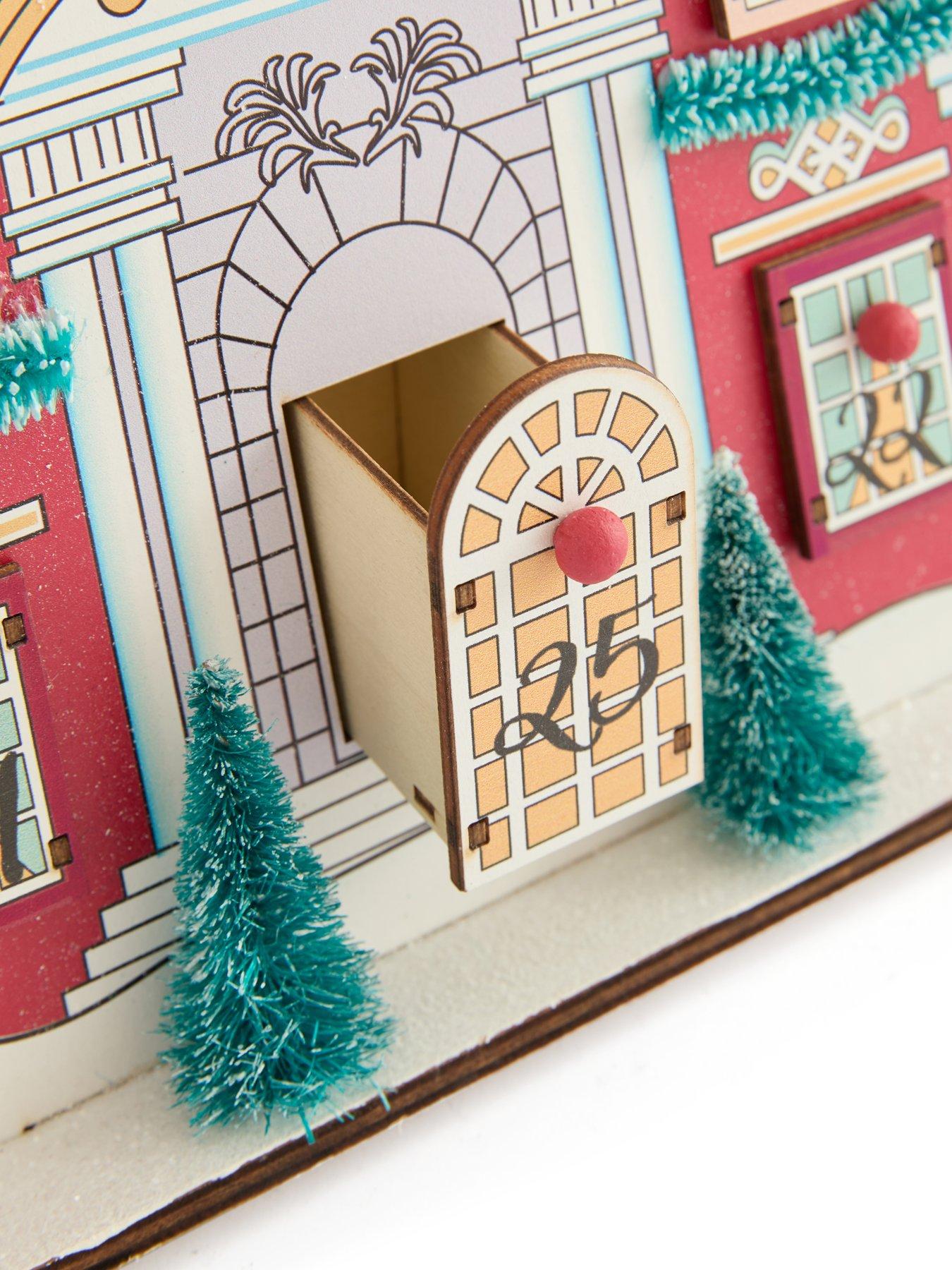 Image 5 of 7 of Festive Wooden Advent Calendar&nbsp;House - 36&nbsp;cm