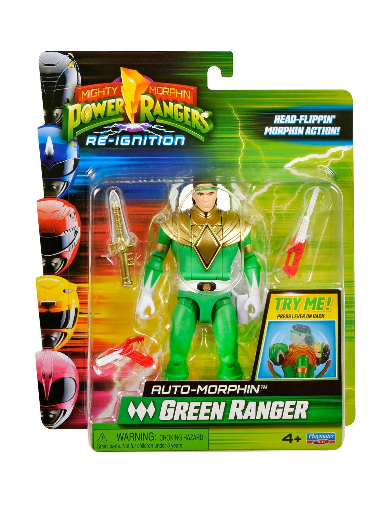 MMPR Mmpr Auto Morphin Ranger Figure Green Ranger