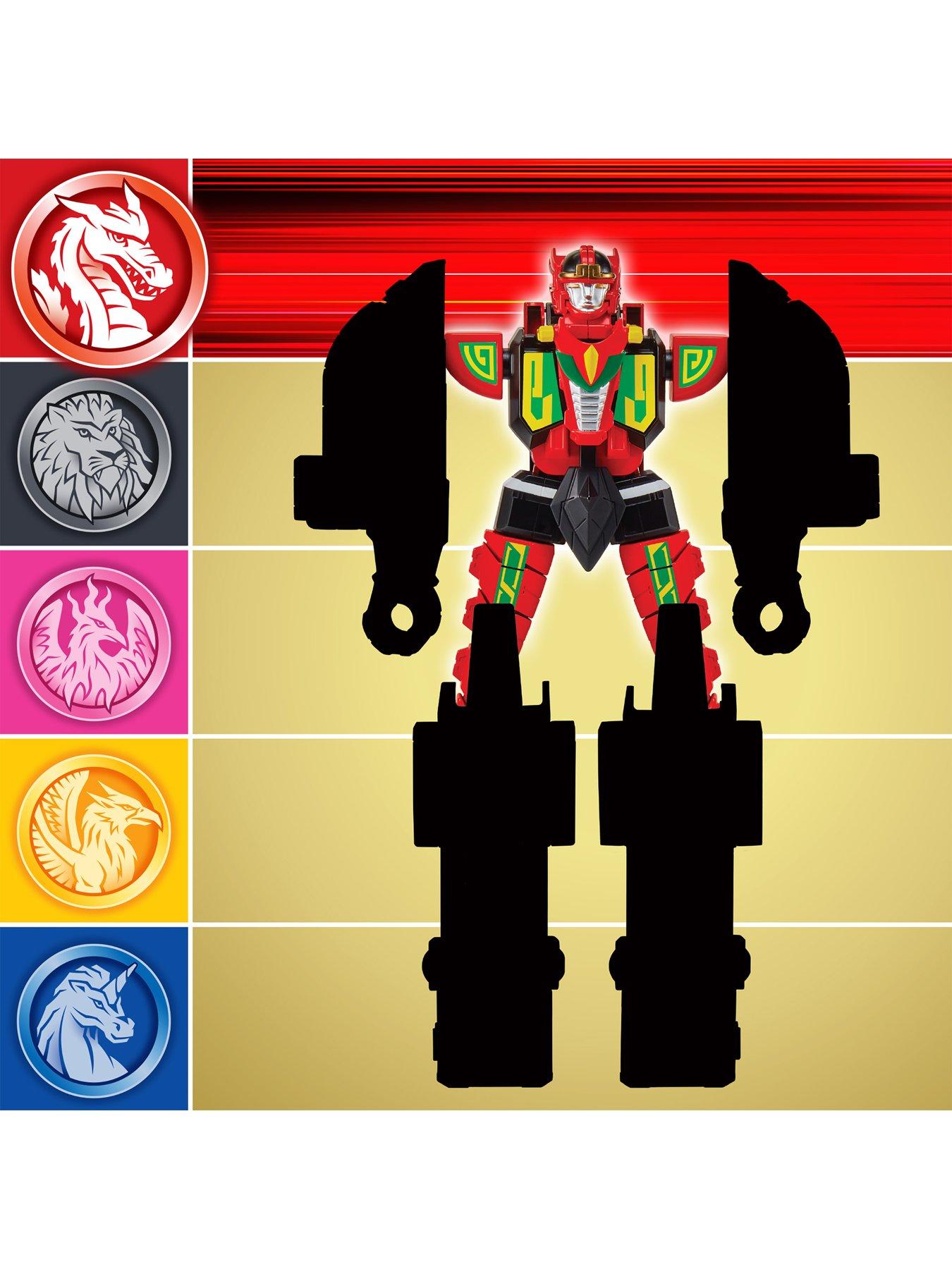 Image 6 of 7 of MMPR COMBINABLE THUNDERZORD - RED DRAGON