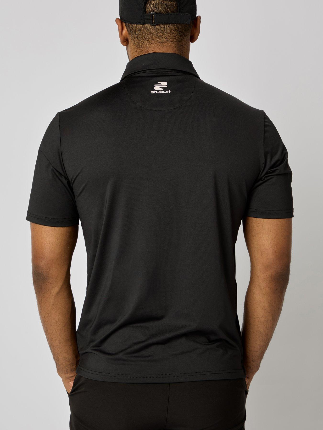 Image 6 of 6 of Stuburt Mens Golf Urban Performance Polo - Black
