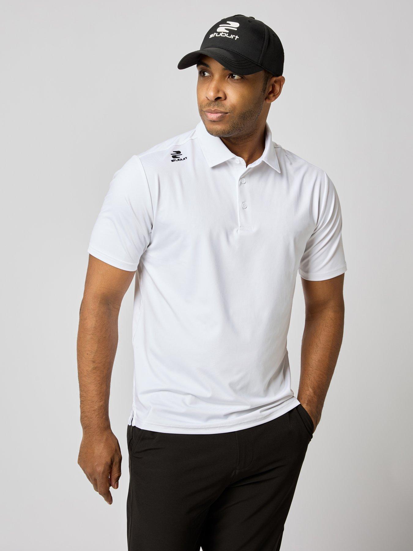 Image 4 of 6 of Stuburt Mens Golf Urban Performance Polo - White